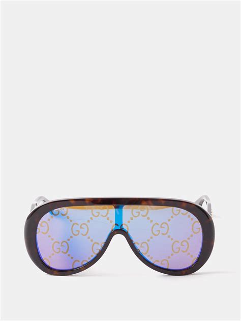 gucci men aviator sunglasses|Gucci oversized acetate aviator sunglasses.